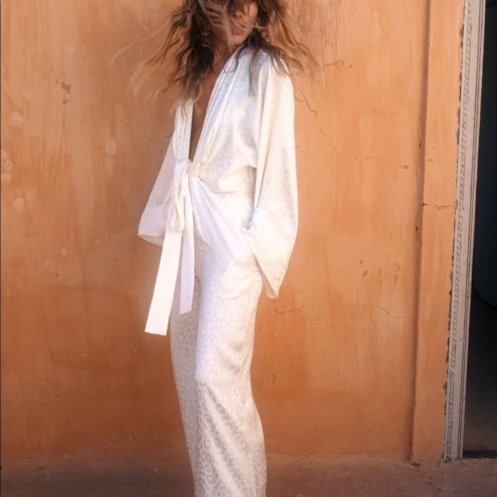 Rat and boa bianco jumpsuit white